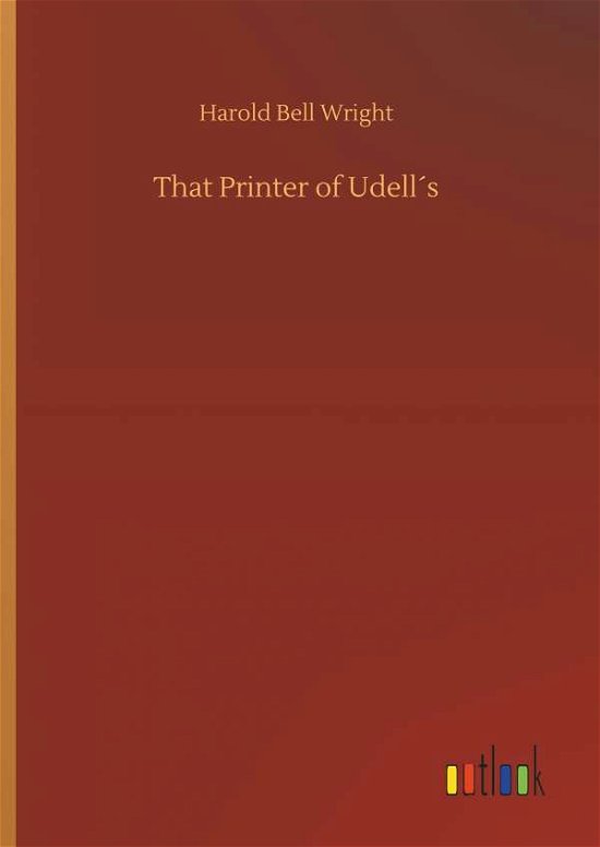 Cover for Wright · That Printer of Udell s (Bog) (2018)