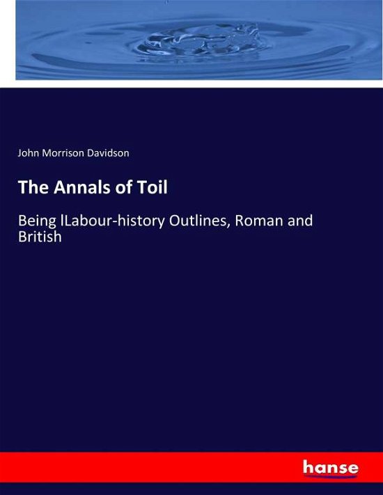 Cover for Davidson · The Annals of Toil (Buch) (2017)