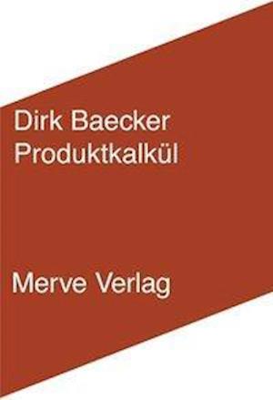 Cover for Baecker · Produktkalkül (Book)