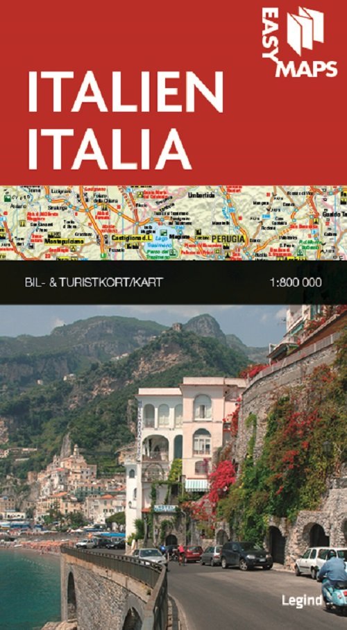 Cover for Legind A/S · Easy Maps - Lande og regioner: Easy Maps - Italien (Map) [1st edition] (2015)