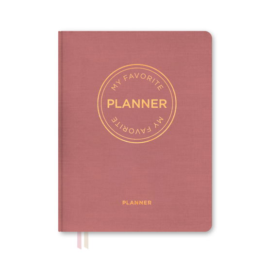 Cover for Forlaget Aronsen · MY FAVORITE PLANNER by ARONSEN: MY FAVORITE PLANNER 2023/2024 Vintage Rosa (Hardcover Book) [1st edition] (2023)