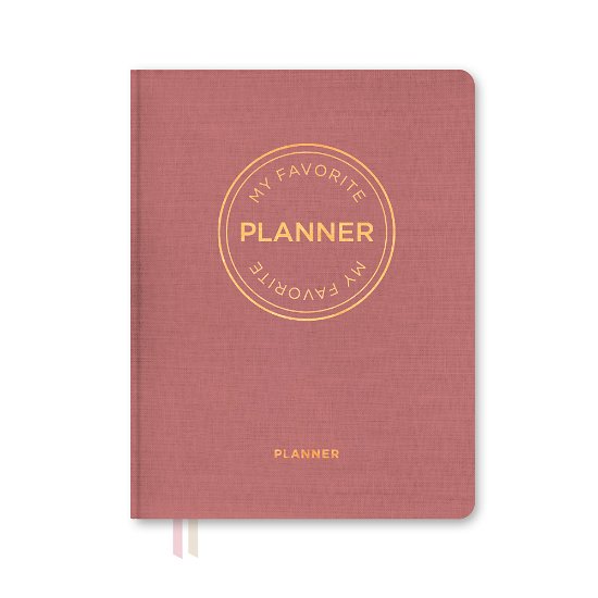 Cover for Forlaget Aronsen · MY FAVORITE PLANNER by ARONSEN: MY FAVORITE PLANNER 2023/2024 Vintage Rosa (Hardcover Book) [1e uitgave] (2023)
