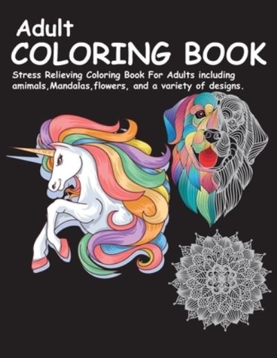 Cover for Independently Published · Adult Coloring Book (Paperback Book) (2020)