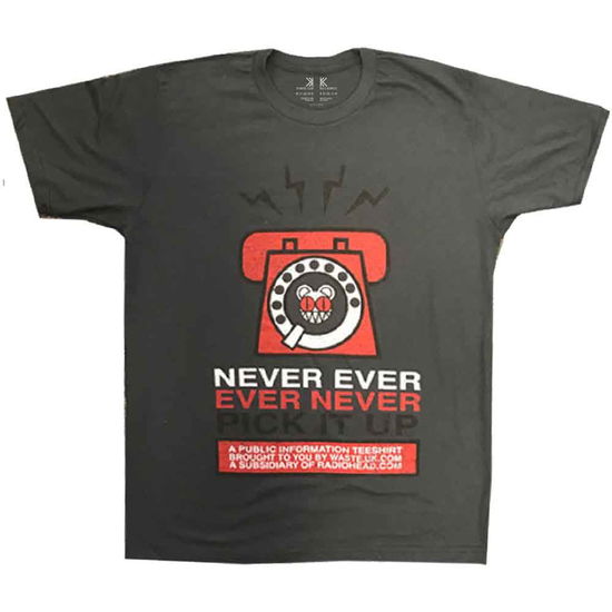 Cover for Radiohead · Radiohead Unisex T-Shirt: Never Pick It Up (T-shirt)