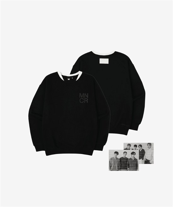 Cover for BTS · Monochrome - Black Crewneck Shirt (Sweatshirt) [size S] [Very Limited Exclusive edition] [Size Small] (2024)