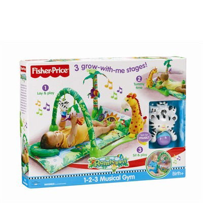 Fisher Price - 1-2-3 Music Gym - Fisher Price - Koopwaar -  - 0027084471625 - 