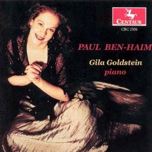 Cover for Ben-haim / Goldstein · Sonatina Op 38 1946 (CD) (2001)