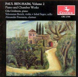 Piano & Chamber Works 2 - Ben-haim / Goldstein - Música - CTR - 0044747276625 - 29 de noviembre de 2005