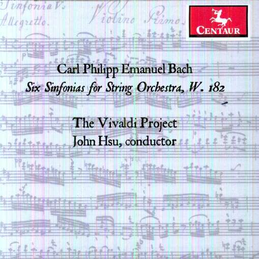 Cover for Bach / Vivaldi Project / Hsu · Six Sinfonia for String Orchestra W. 182 (CD) (2012)