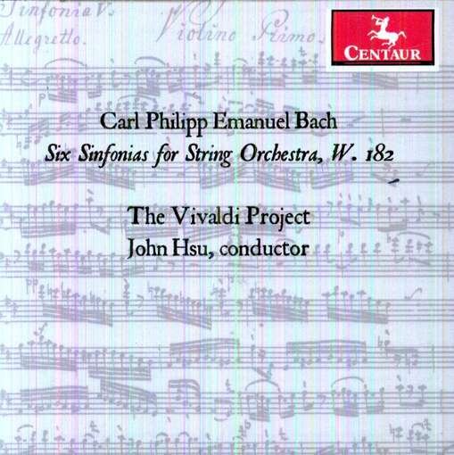 Six Sinfonia for String Orchestra W. 182 - Bach / Vivaldi Project / Hsu - Musik - CENTAUR - 0044747317625 - 24. April 2012
