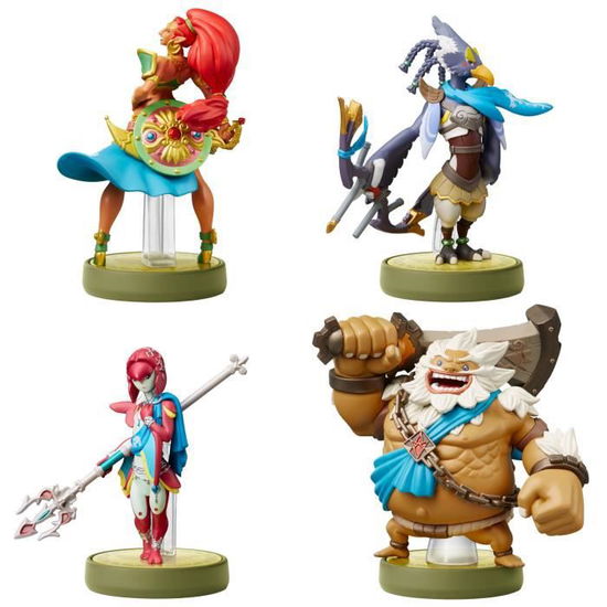 Nintendo Amiibo Character 4 Pack  Urbosa Revali Mipha  Daruk Champions Pack Switch - Nintendo Amiibo Character 4 Pack  Urbosa Revali Mipha  Daruk Champions Pack Switch - Spel - Nintendo - 0045496380625 - 