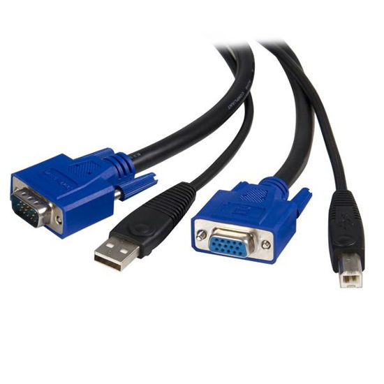 Cover for Startech · 15 Ft 2-In-1 Universal Usb Kvm Cable (N/A)