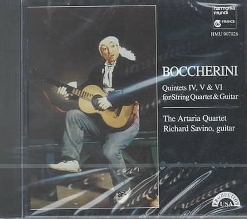 Cover for The Artaria Quartet / Savino Richard · Quintets Iv, V &amp; Vi for String Quartet &amp; Guitar (CD) (1990)
