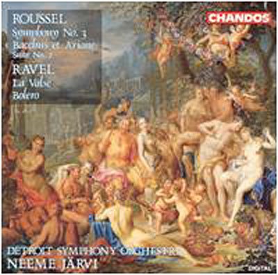 Symphony No. 3 - Bacchus et Ariane: Suite No. 2 / La Valse - Bolero - Detroit Symphony Orchestra / Jarvi Neeme - Music - CHANDOS RECORDS - 0095115899625 - January 19, 1991