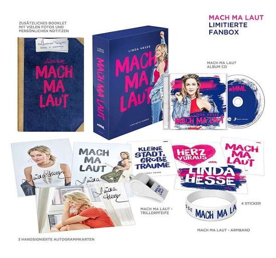 Cover for Linda Hesse · Mach Ma Laut (CD) [Box set] (2018)