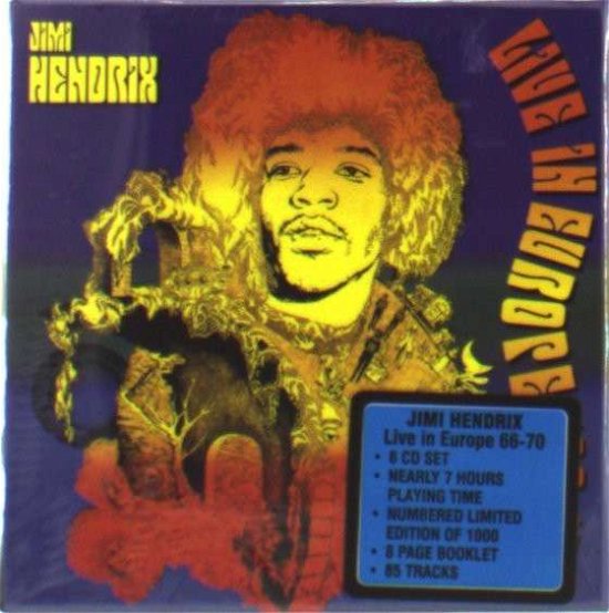 Live in Europe - The Jimi Hendrix Experience - Muziek - ROCK GIANTS - 0603777908625 - 14 februari 2011