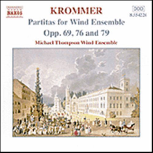 Partitas for Wind Ensemble 3 - Krommer / Michael Thompson Wind Ensemble - Musik - NAXOS - 0636943422625 - 20 november 2001