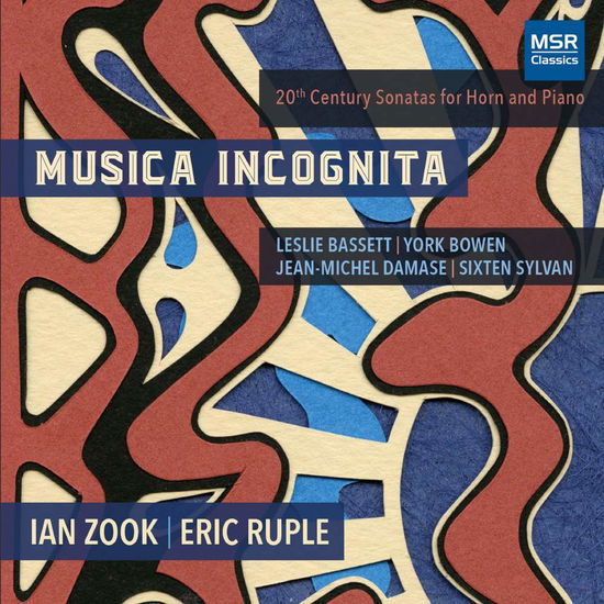 Cover for Zook · Musica Incognita (CD) (2018)