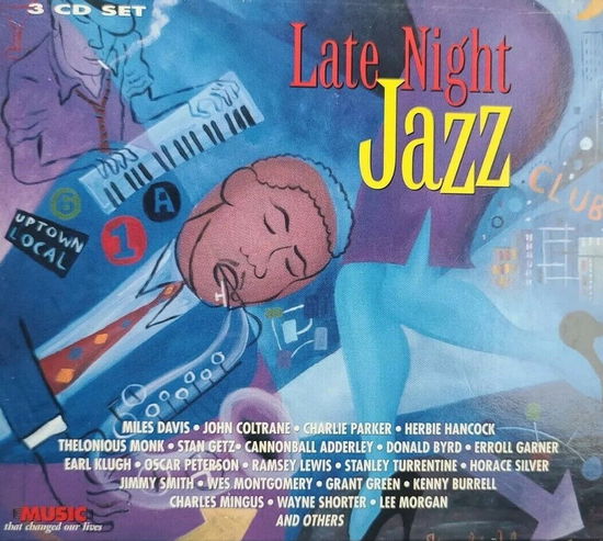 Cover for Miles Davis,John Coltrane,Charlie Parker,Herbie Hancock,Stan Getz... · LATE NIGHT JAZZ CLUB-Miles Davis,John Coltrane,Charlie Parker,Herbie H (CD)