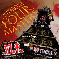 Cover for D.i. / Potbelly · Dethrone Your Masters (Multicolor Splatter Vinyl) (7&quot;) [EP edition] (2018)