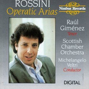 Cover for Gioacchino Rossini · Operatic Arias - Raul Gimenez (CD) (2018)