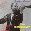 Cover for Bach; Paganini · V1: Zino Francescatti (CD) (2002)