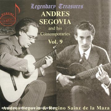 Cover for Segovia / Sainz De La Maza · His Contemporaries 9 (CD) (2004)