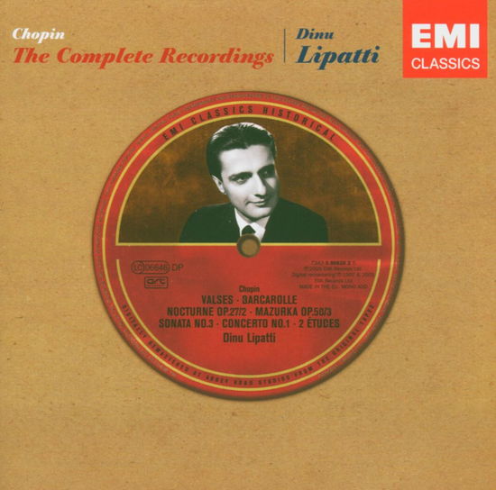 Cover for Lipatti Dinu · The Complete Recording (CD) [Remastered edition] (2006)