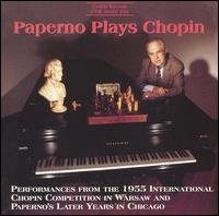 Cover for Chopin / Paperno · Paperno Plays Chopin (1955 Int'l Chopin Compet) (CD) (1996)