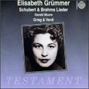 Cover for Grümmer Elisabeth · Lieder &amp; Arias Testament Klassisk (CD) (2000)