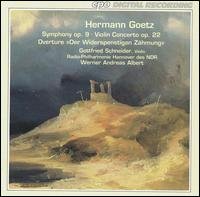 Cover for Goetz / Albert / Ndrso · Symphony in F Op 9 / Violin Concerto in G Op 22 (CD) (1993)