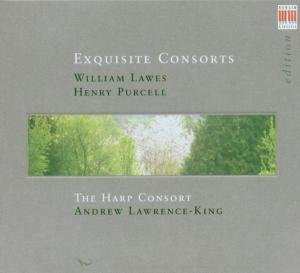 Cover for Lawes / Purcell / Harp Consort / Lawrence-king · Exquisite Consorts (CD) (2005)