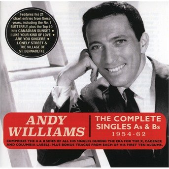 Cover for Andy Williams · The Complete Singles As &amp; Bs 1954-62 (CD) (2017)