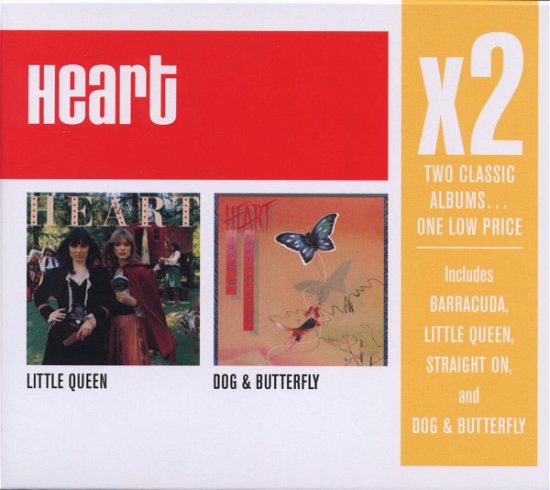 Cover for Heart · X2-little Queen / Dog &amp; but (CD) (2009)