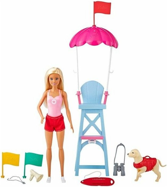 Cover for Mattel · Mattel Barbie You Can Be Anything: Lifeguard Blonde Doll And Playset (gtx69) (MERCH) (2020)