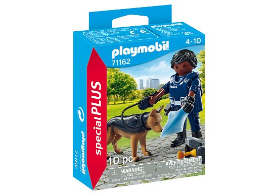 Cover for Playmobil · Playmobil Specials Politieagent met Speurhond - 71162 (Spielzeug)