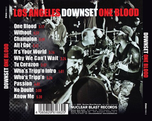 Cover for Downset · One Blood (CD) (2022)