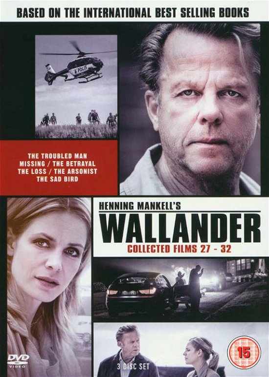 Wallander: Collected Films 27-32 - Wallander Final Series DVD - Filme - Nordic Noir - 5027035010625 - 23. Juni 2014
