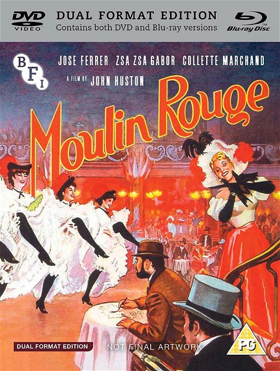 Cover for Moulin Rouge Dual Format · Moulin Rouge Blu-Ray + (Blu-ray) (2019)