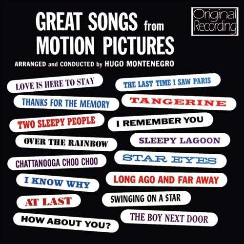 Great Songs from Motion Pictures - Hugo Montenegro - Musik - HALLMARK - 5050457108625 - 16. januar 2012