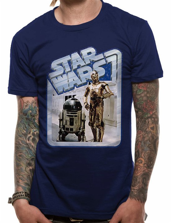 Cover for Star Wars · Star Wars - Droids Retro Badge (T-Shirt Unisex Tg. Xl) (CLOTHES)
