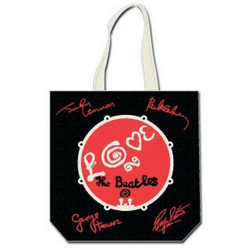 The Beatles Cotton Tote Bag: Love Drum (Back Print) - The Beatles - Mercancía - Apple Corps - Accessories - 5055295321625 - 18 de mayo de 2012