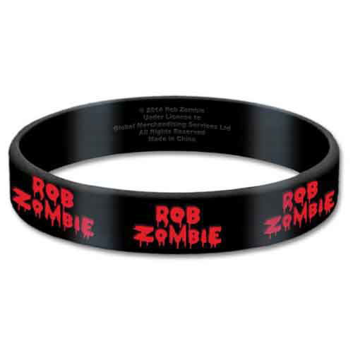 Rob Zombie Gummy Wristband: Logo - Rob Zombie - Mercancía - Unlicensed - 5055295389625 - 