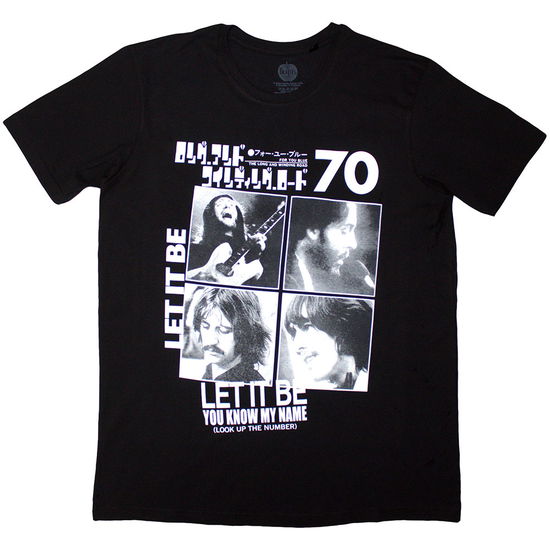 The Beatles Unisex T-Shirt: 1970 (Black) - The Beatles - Produtos - - 5056836442625 - 3 de abril de 2025