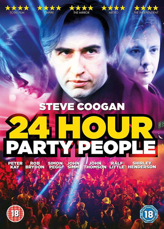 Cover for 24 Hour Party People (DVD) (2019)