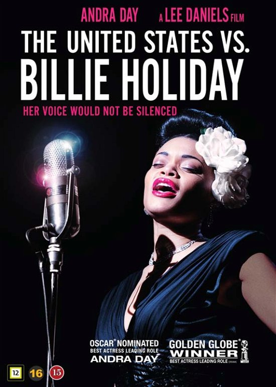 Cover for United States vs Billie Holida (DVD) (2021)