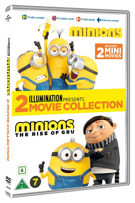 Cover for Minions · Minions 1&amp;2 (DVD) (2022)