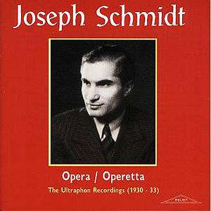 Cover for Joseph Schmidt · The Ultraphon Recordings (1929-1932) (CD) (2013)