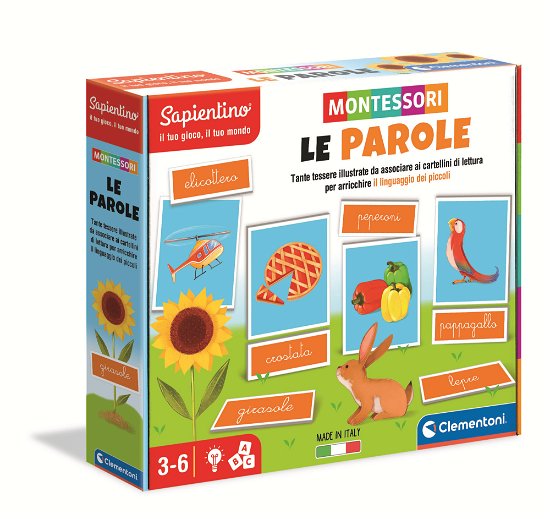 Cover for Clementoni Sapientino Montessori · Clementoni Sapientino Montessori - Le Parole (Toys)