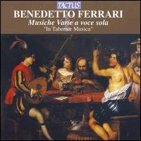 Cover for Ferrari / Tabernae Musica / Lombardi · Musiche Varie a Voce Sola (CD) (2006)